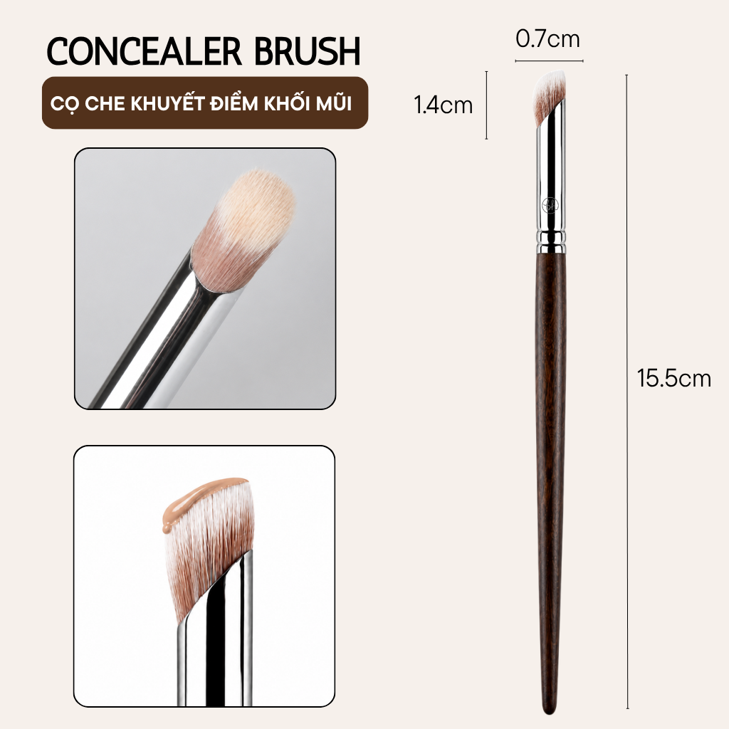 Cọ Che Khuyết Điểm BH Cosmetics Concealer Brush BH521